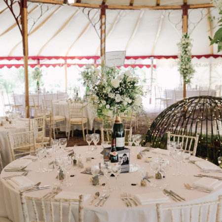 Round dining tables - Kent Wedding