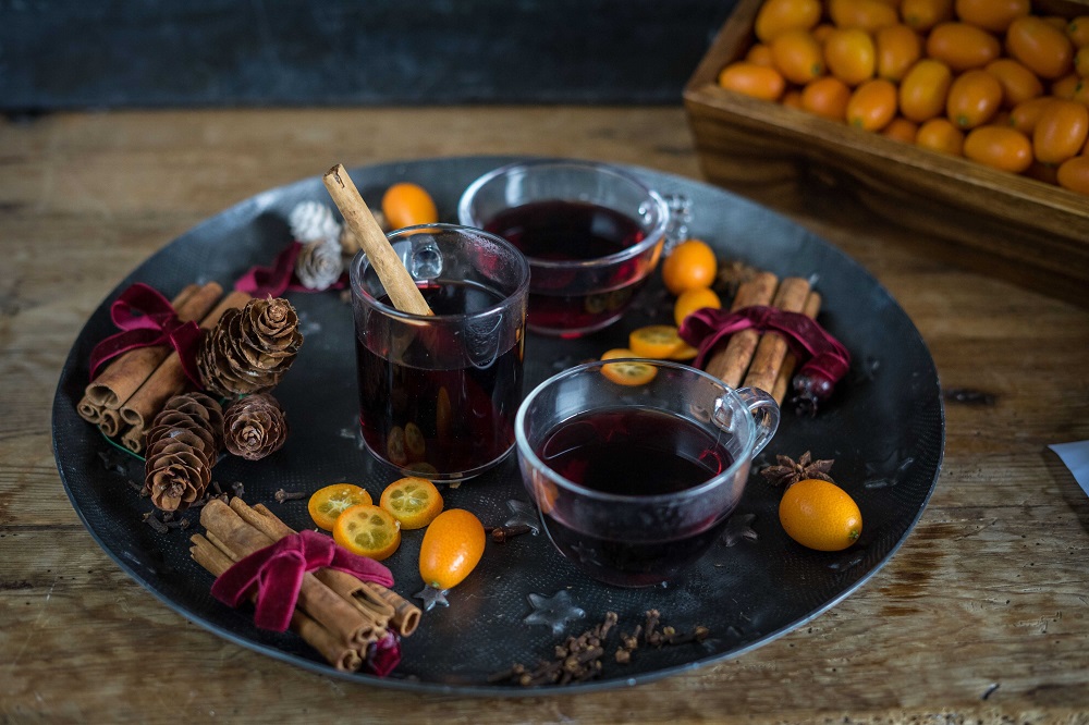 mulled wine at christmas